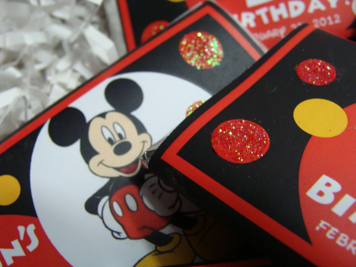 Mickey Mouse Candy Bar Favor