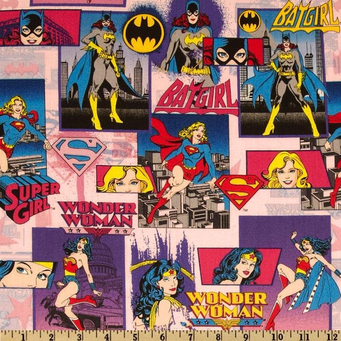 Female Superheroes Comic Skirt