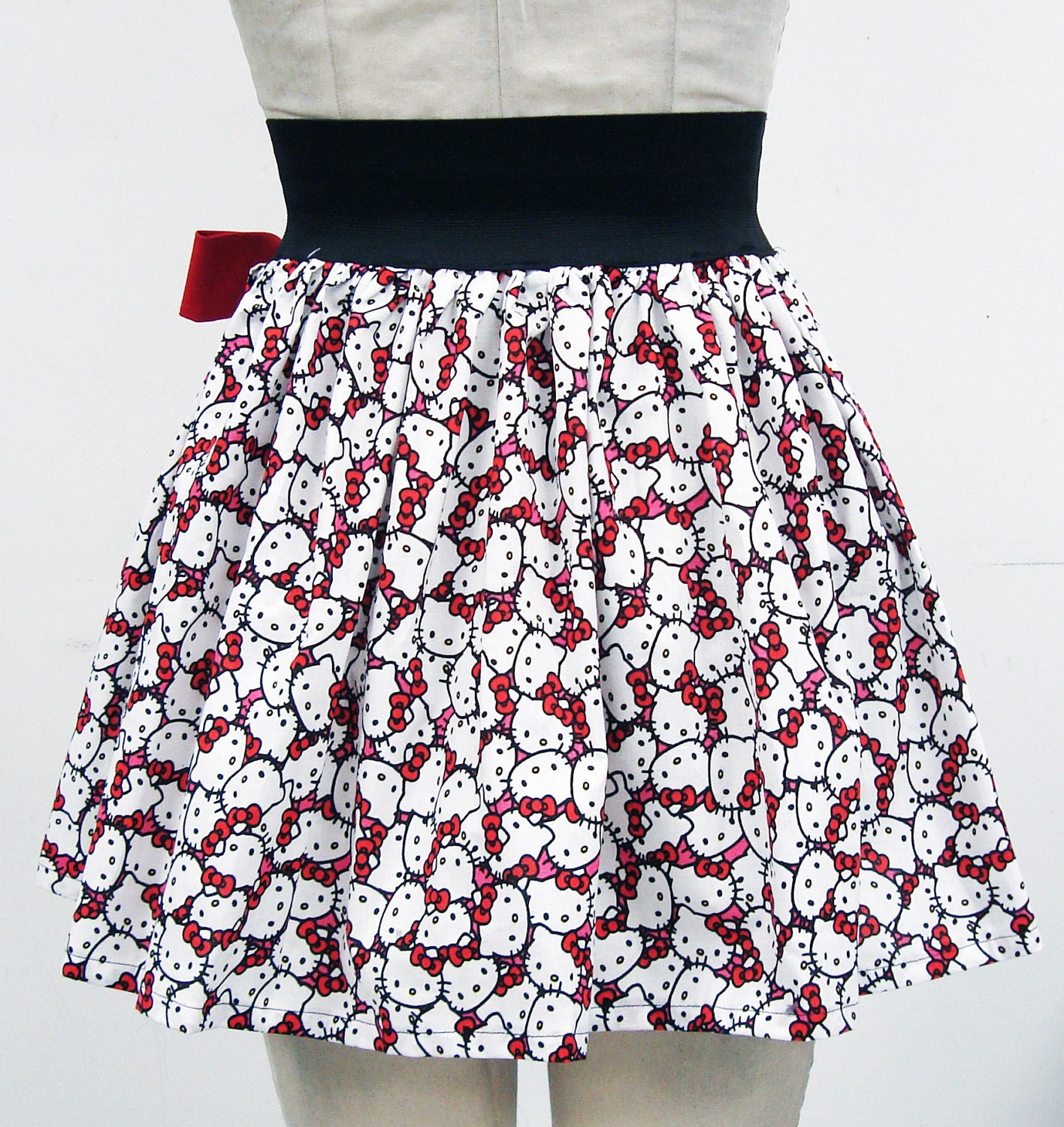 Hello Kitty Skirt with Cute Bow-RESERVED FOR NANCY