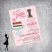 Birthday Invitation - EAT CAKE Printable