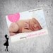 Photo Birth Announcement - MODERN Printable