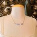 Stone Star Necklace - MONTEREY - light blue