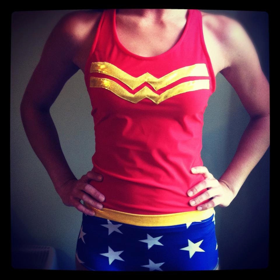 Wonder Woman inspired tank top