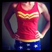 Reserved listing for beckyf2113 Wonder Woman inspired Running Costume