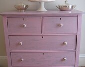 Shabby Chic Pink Dresser