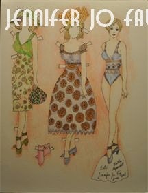 Bella Erte Paper Doll Set