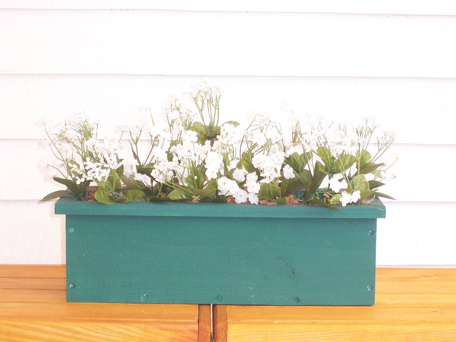 Rustic Window Box, Country Center Piece, Rustic Center Piece, Deck Flower Box, Patio Flower Box, Indoor Flower Box, Wood Flower Box