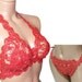 Knit lingerie set // Crochet adjustable lingerie set // Knit bra and bottom bikini set