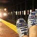 Custom TOMS - R2D2 aka R2DShoe - Hand Painted & Star Wars Inspired