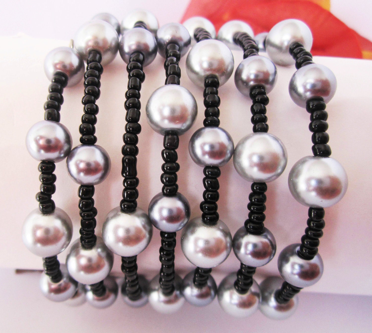 Titanium Grey Stacked Bracelet