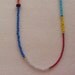 Helter Skelter Necklace - Red, Yellow, Blue, Orange, Green, Turquoise beads