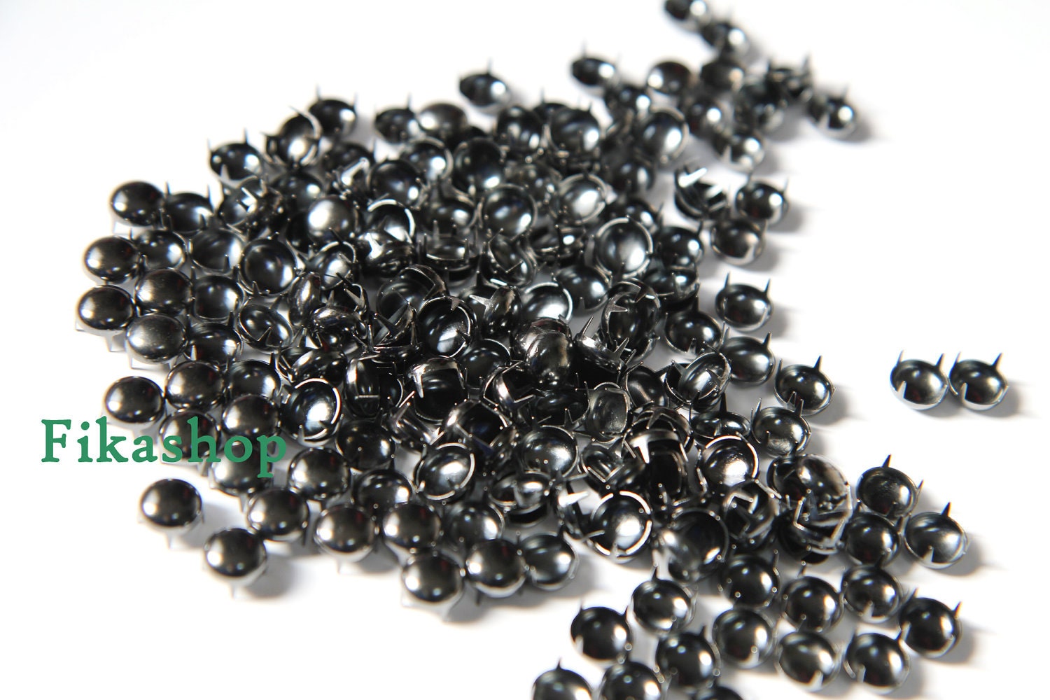 Clearance Sale: 16mm 50pcs Gunmetal round studs / HIGH Quality - Fikashop