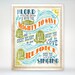 11"x14" art print - Mighty To Save - Aged & Worn, Vintage Colors Typography Poster Print - Zephaniah Scripture Bible Verse