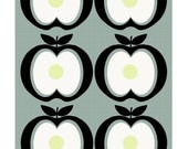 Retro inspired Apple Print - A4 Print, Wall Art