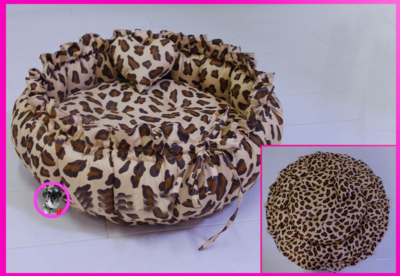 Handmade Pet Dog Cat Pet Bed Pumpkin Style   Fashion Print Cushion Sz 4 Diameter 60 CM