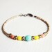 sun goddess - dainty beaded friendship bracelet - gift for her under 20
