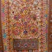 Vintage Indian Tapestry with Mirrors and Colorful Embroidery - Gujarati Bedroom Blessing