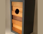 Birdhouse, modern minimalist- The Ebb and Flow