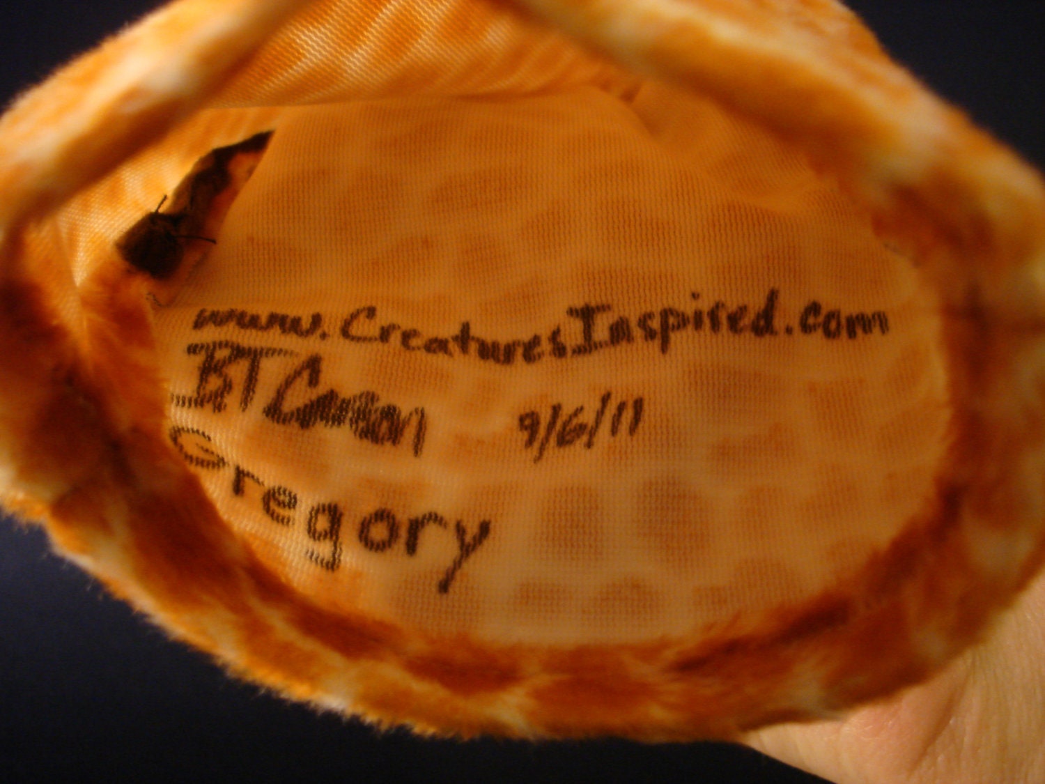 Creatures Inspired - Gregory the Giraffe Hand Puppet