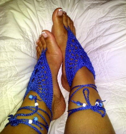 Taj Mahal Barefoot Sandals Wedding Pedicure Beach Yoga Victorian Lace Sexy Feet