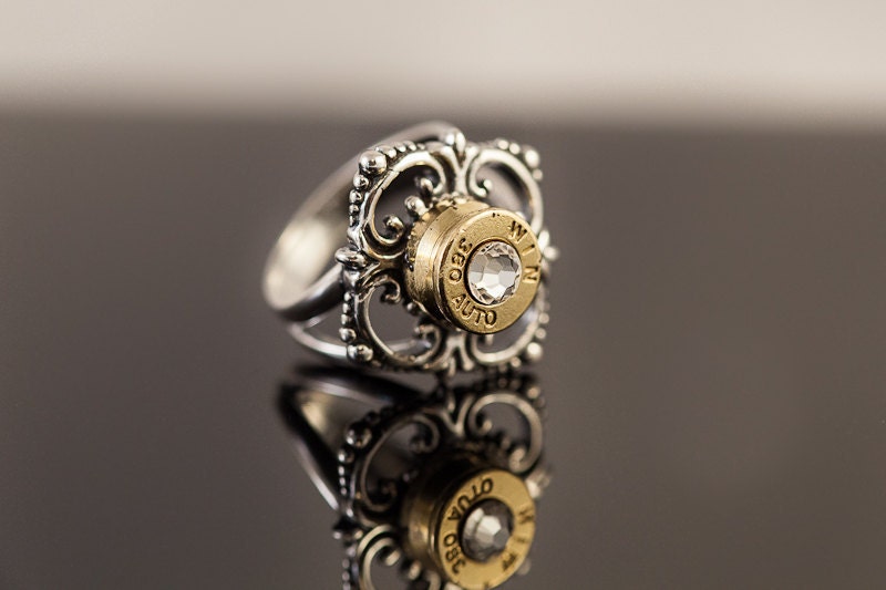 Sterling Silver Filigree Bullet Flower Ring-"Petal Power"-Size 7 -Free shipping