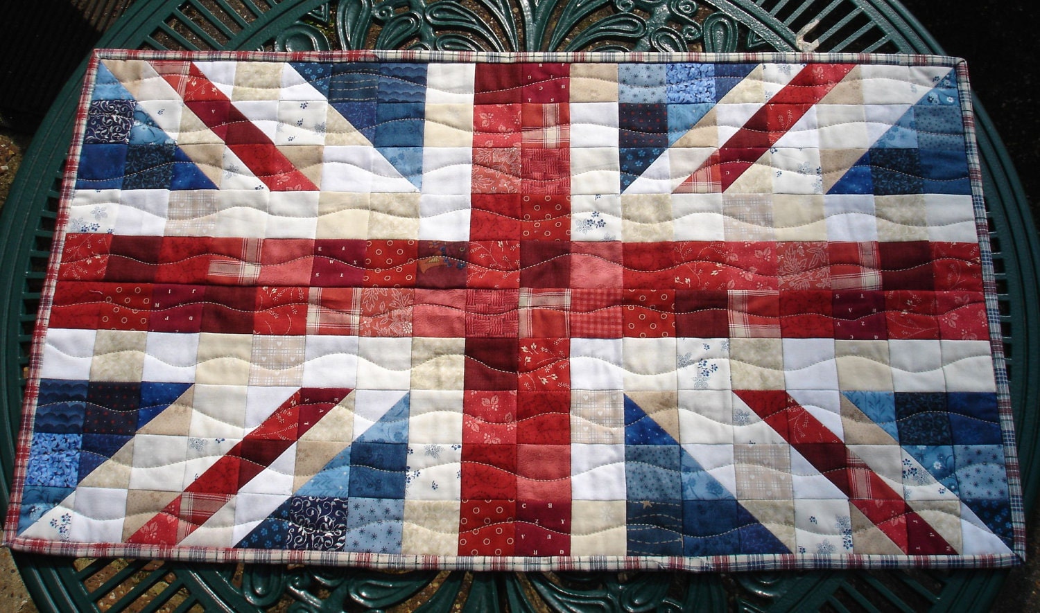 Union Jack Patchwork Quilt
