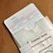 Vintage Journal Cards 3 x 4 Project Life--Ledger Sheets