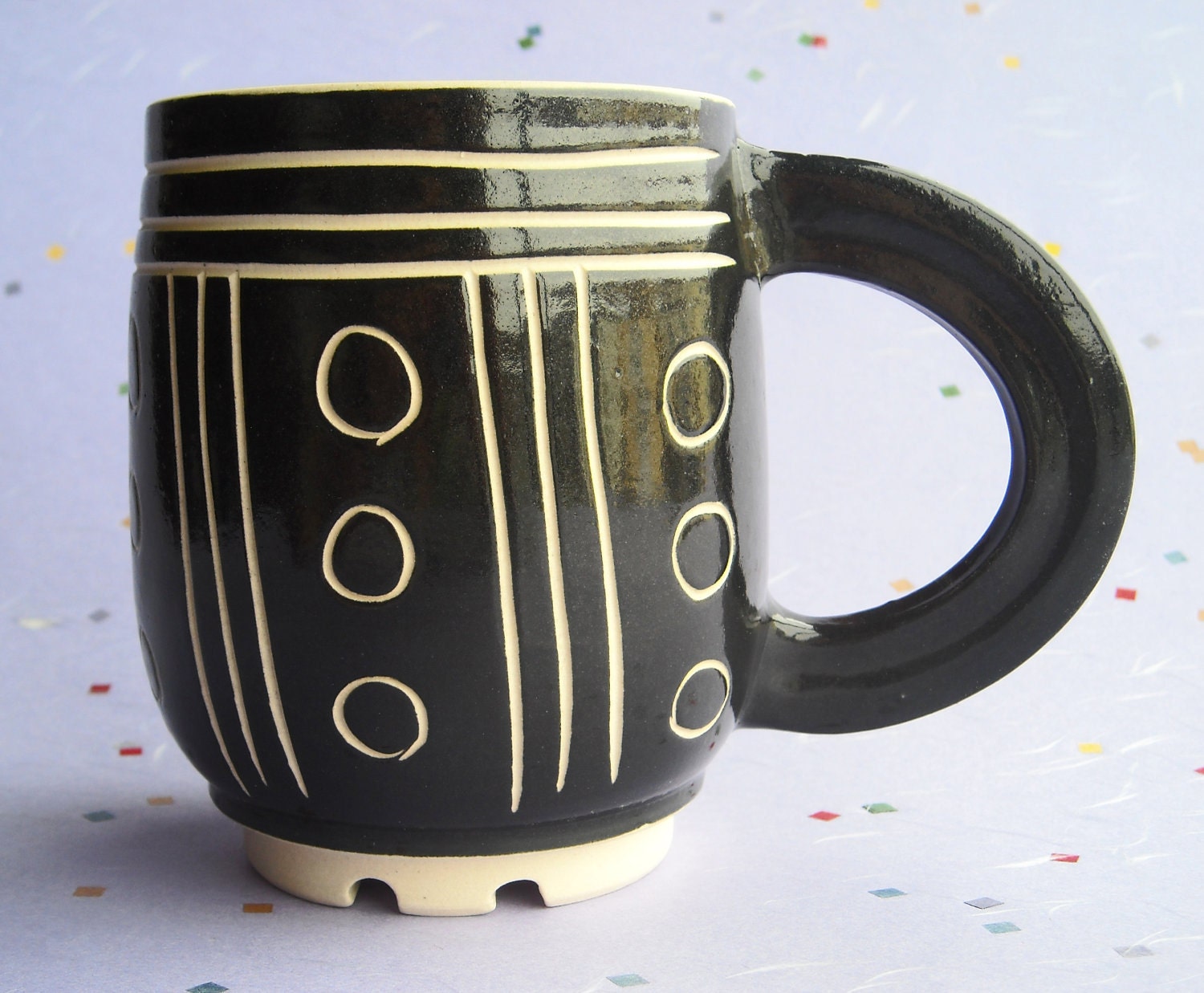 Cup/Mug with Circles and Lines