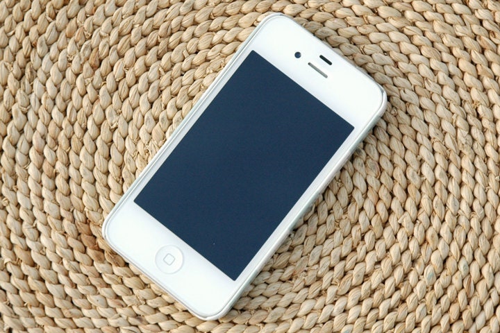 Chevron Stripe iPhone 4 Case in Island Blue