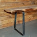 Bench Legs in Raw Steel