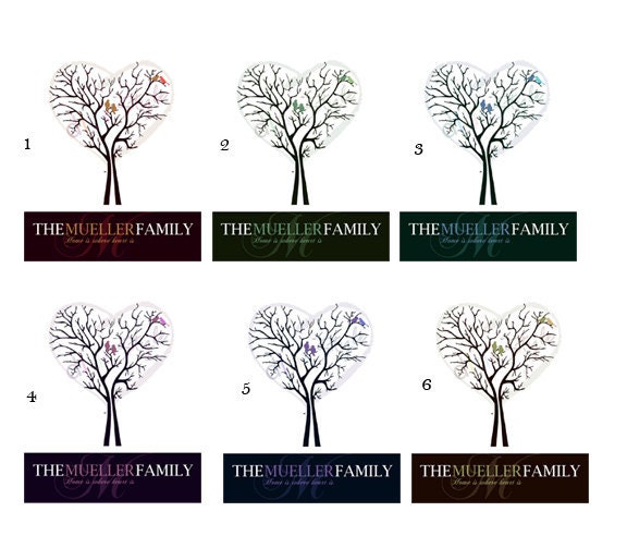 Custom Fingerprint Tree Art- Personalized Father's day gift- green children father- gift for new dad- monogrammed