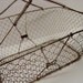 Vintage Mesh Collapsible Basket Rustic Metal Basket Farmers Market Basket Industrial style Basket