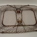 Vintage Mesh Collapsible Basket Rustic Metal Basket Farmers Market Basket Industrial style Basket