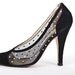 REDUCED was 275 now 225 gorgeous vintage showgirl 1980s GIVENCHY mesh velvet rhinestone diamante heels