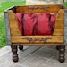 LAST ONE........Dog Bed Cat Bed Pet Bed Wooden 1958 Milk Crate Recycled Upcycled Antique