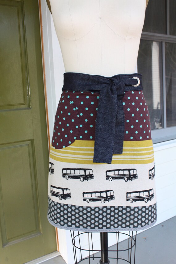 Fashion City Bus Modern Wrap Skirt