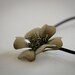 German silver flower pendant