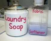 10 Vinyl Letters or Numbers Vinyl Applique - DIY - You Pick The Color - Laundry - Kids Bins