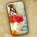 Ballerina Iphone 4s cover, Dance like no one is watching - altered art ballerina, Iphone 5 case, Iphone 4 case, cell phone case (9623)
