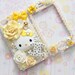 Yellow Hello Kitty Decoden Iphone 4/4S Case - READY-to-SHIP