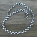 Clearance---Blue Freshwater Pearls, Small Top Drilled Coin Pearls--5 inch strand
