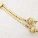1960s gold lariat rope chain necklace. LASSO.