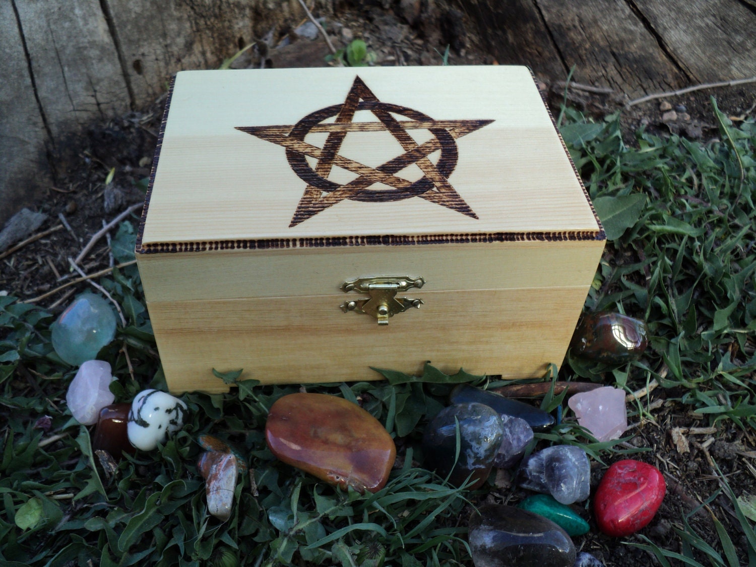 Wooden Pentacle Box