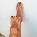 Brown Barefoot Sandals, Nude shoes, Foot jewelry, Wedding, Victorian Lace, Sexy, Lolita, Yoga, Anklet