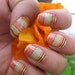 Nail Decals African lollipop colorful tribal stripes