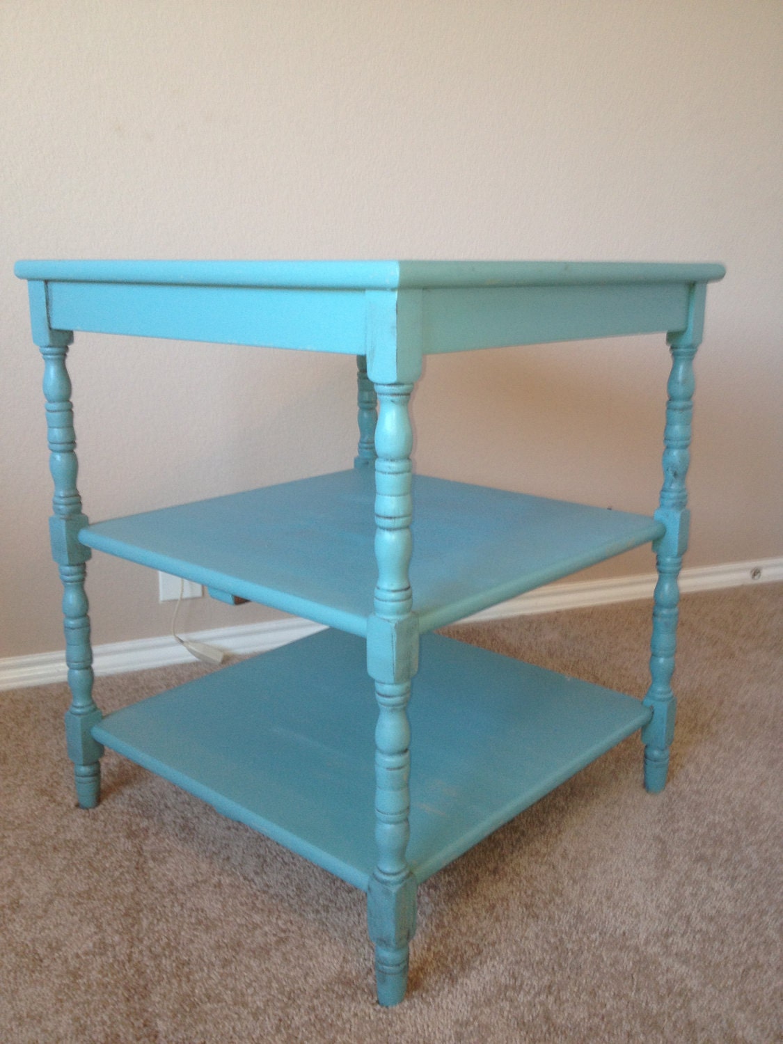 Vintage Three Tier Corner Table//Accent Table//Coffee Table//End Table