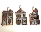 SALE Set of 3 Victoria Littlejohn Decorative House Wall Plaques