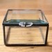 Recycled Glass Box with Smoky Crystal Handle