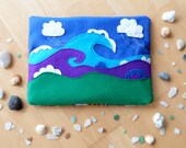 BIG WAVE of Seven Seas Pillow Cover, boy room, girl room, home decor