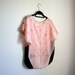 Handprinted Top, Sheer Blouse, Womens Shirt, Screenprinted tshirt